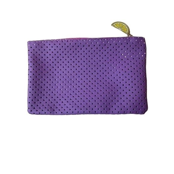 NWOT Ipsy Cosmetic Bag - Purple Mesh - Picture 1 of 7
